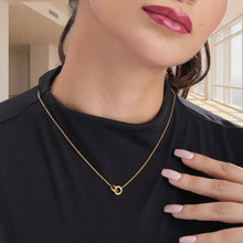 Charger l'image dans la galerie, Collier Chaîne Entrelacée & Perle