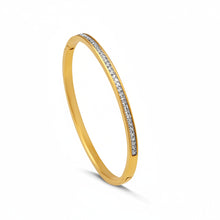 Charger l'image dans la galerie, Jonc Scintillant Zircon Plaqué Or 18K
